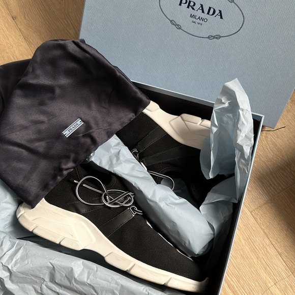 PRADA KNIT SNEAKERS - Picture 5 of 5